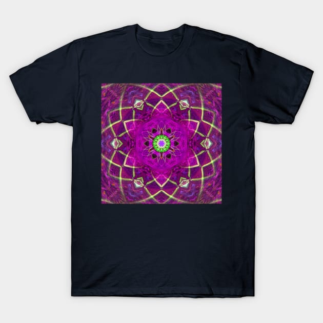 Purple mandala T-Shirt by Katarina Spiralo